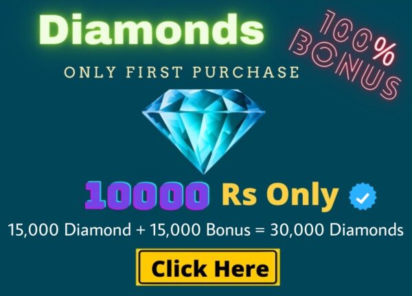 💎 Top – Up 15,000 Diamond + 15,000 Bonus = 30,000 Diamonds